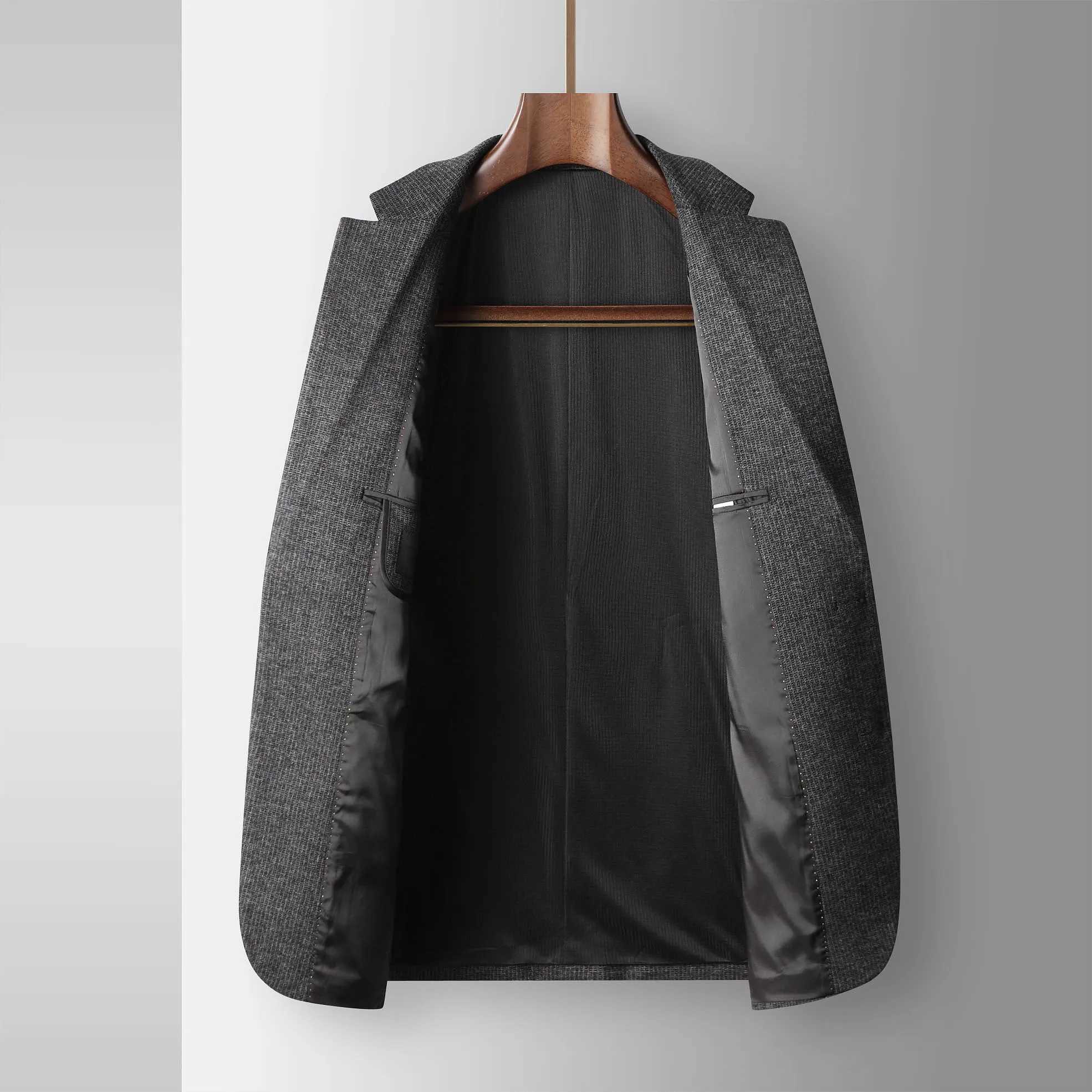 2025 Highquality mens fashion boutique British style stylish versatile and trendy business casual suit jacket J251017