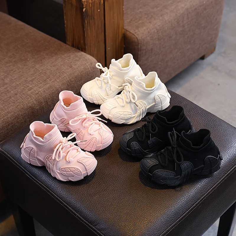 Kid Shoes Sneakers Fashion Knit Luxury Designer High Top Children Shoes Comfortable Casual Running Sports Tennis Shoes Boy GirlsT251017