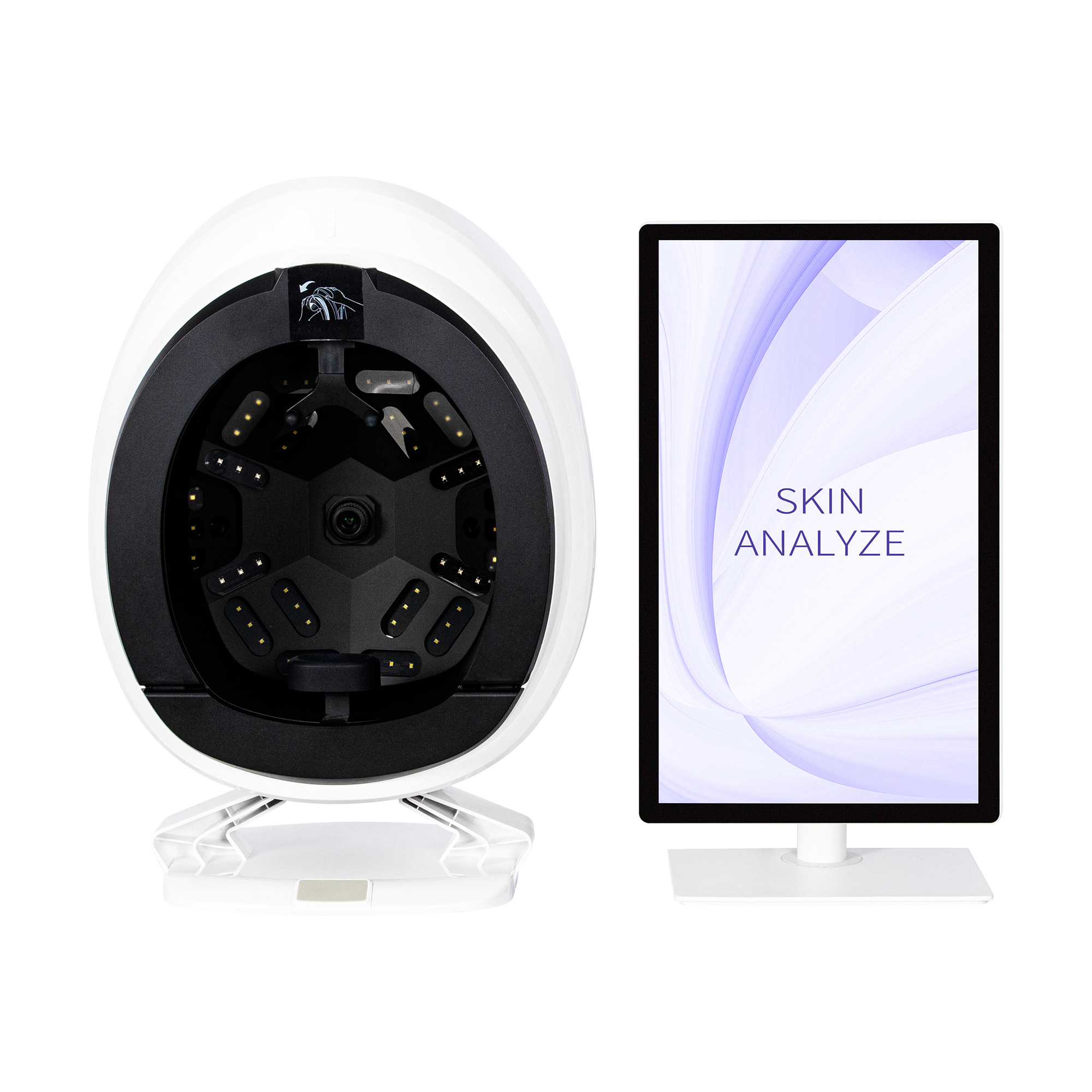 Q2 Skin Health Detector 3D Intelligence Deep Facial Analysis Digital Skin Analyzer Portable Skin Testing Analyzer Hot Selling Machine