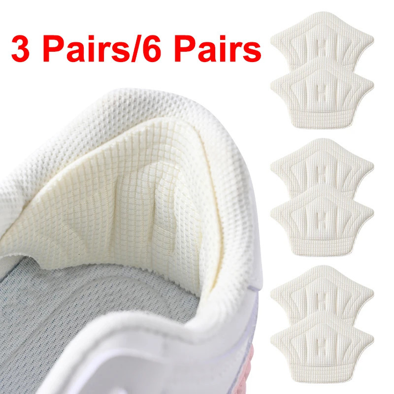 3pairs6pairs Insoles Patch Heel Pads for Sport Shoes Back Sticker Adjustable Size Antiwear Feet Pad Cushion Insert Insole 251011