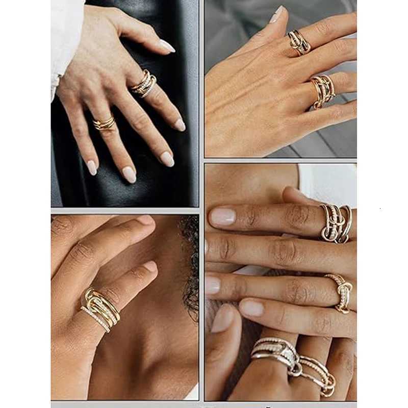 New Stacking Engagement Band Rings For Women Plain Micro Paved 4A CZ Mix Color Multi Pieces Stack Full Finger Jewelry Z251017
