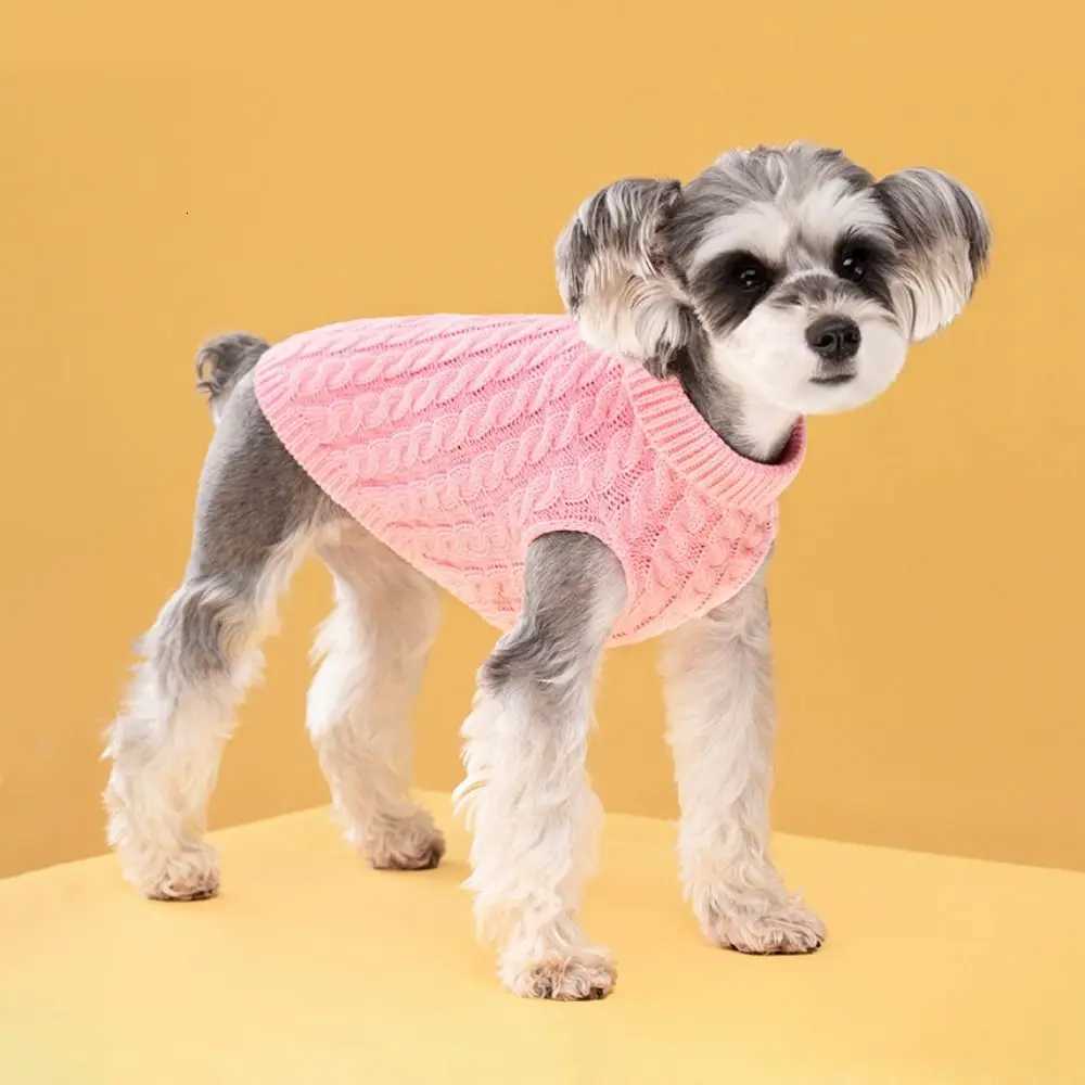 Teddy Jacket Wool Winter Dog Sweaters Soft Comfortable Dog Knitting Sweaters Warm Candy Color Cat Sweater Vest for PuppyKittenW251017