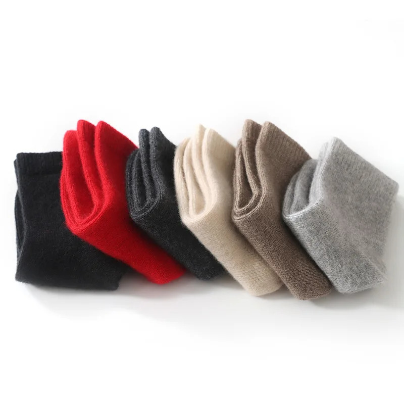 100shmere Thick Warm Winter Socks Women and Men 251017