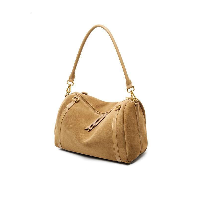 Luxury bag Boston Pillow High End Large Capacity Matte Leather Fashion Commuter Crossbody New Single Shoulder Bag