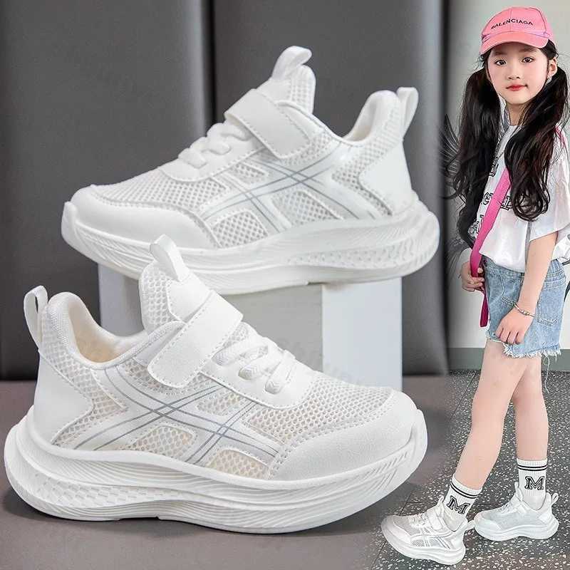 Childrens Sneakers 2025 Summer New Mesh Breathable Kid Running Shoes Fashion Girls Outdoor Comfort Casual Shoes Walking ShoesT251017