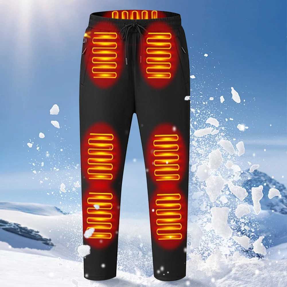 2024 Winter Thermal Hiking Pants Heating Underwear USB Electric Heated Pants Ski Wear Heater Sports Thermal Motorcycle Pants H251017