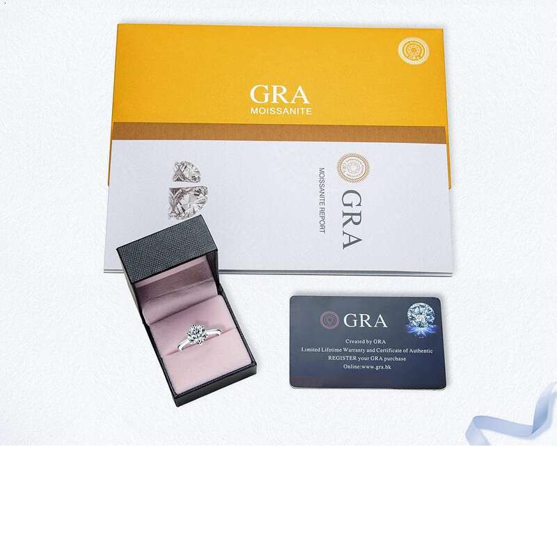 pass dia tester 1ct VVS moissanite for women making of sterg sier love ring designer girl wedding engagement rings mens jewelry woman gift