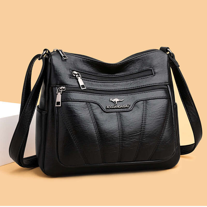 2025 New Korean Style Embroidered Shoulder Crossbody Women, Simple Fashion Large Capacity Bag for Middle-aged Ladies and Moms,designer bag Luxury Bag 