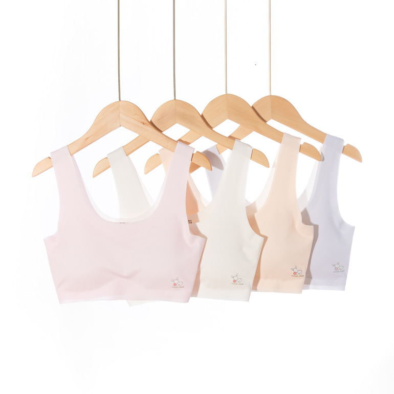 Girls' Underwear Lightweight Teenage Bra for Developmental Stage Seamless Stage 2 Tank Top Developmental Stage for Elementary School Students hot