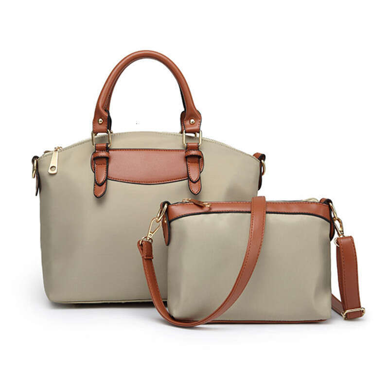 2025 Autumn Winter New Women's Oxford Cloth Mother-Daughter Large Tote Handbag Shoulder Crossbody Bag