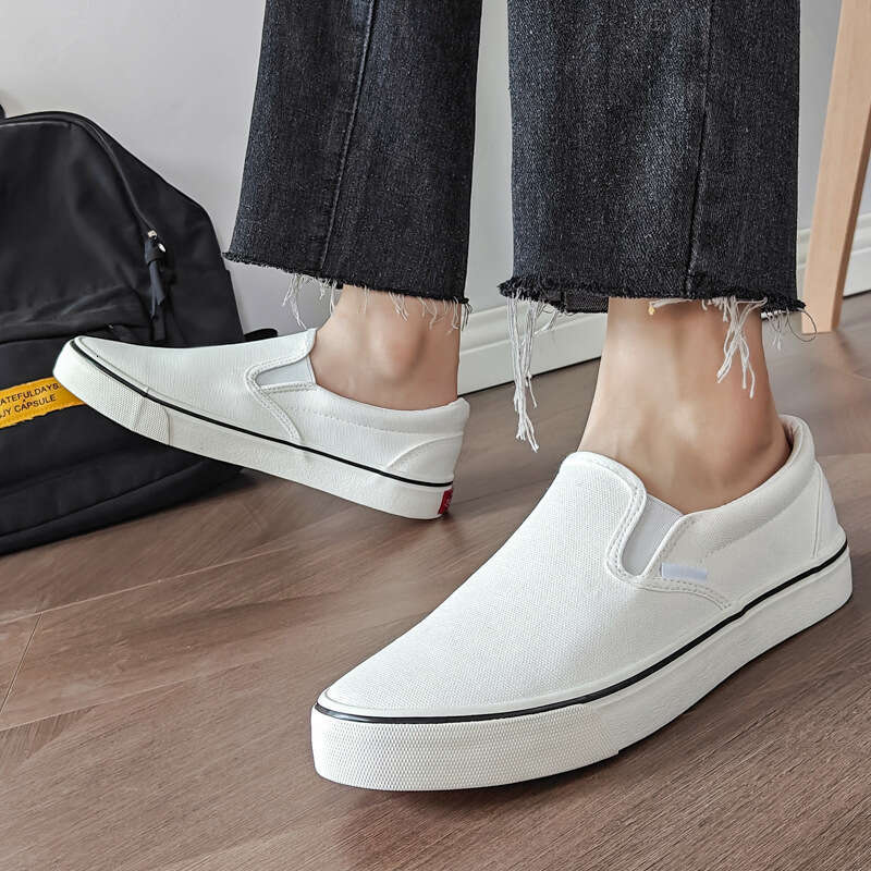 Dou Chuan Summer New New Men's Slip-On Breathable Canvas Couple Style Unisex Work Shoes