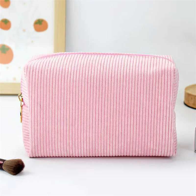 Fashion Cosmetic Bag Corduroy Velvet Makeup Pouches Bags Travel Toiletry Organizer Makeup Bag Lady Portable Travel Toiletry Bag W251017