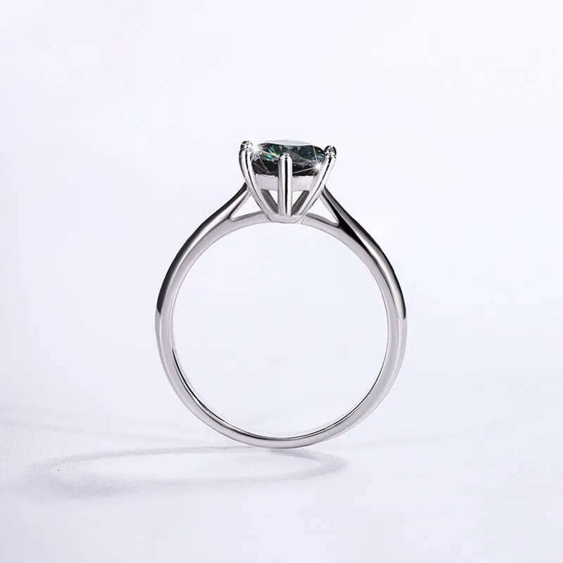 pass dia tester 1ct VVS moissanite for women making of sterg sier love ring designer girl wedding engagement rings mens jewelry woman gift