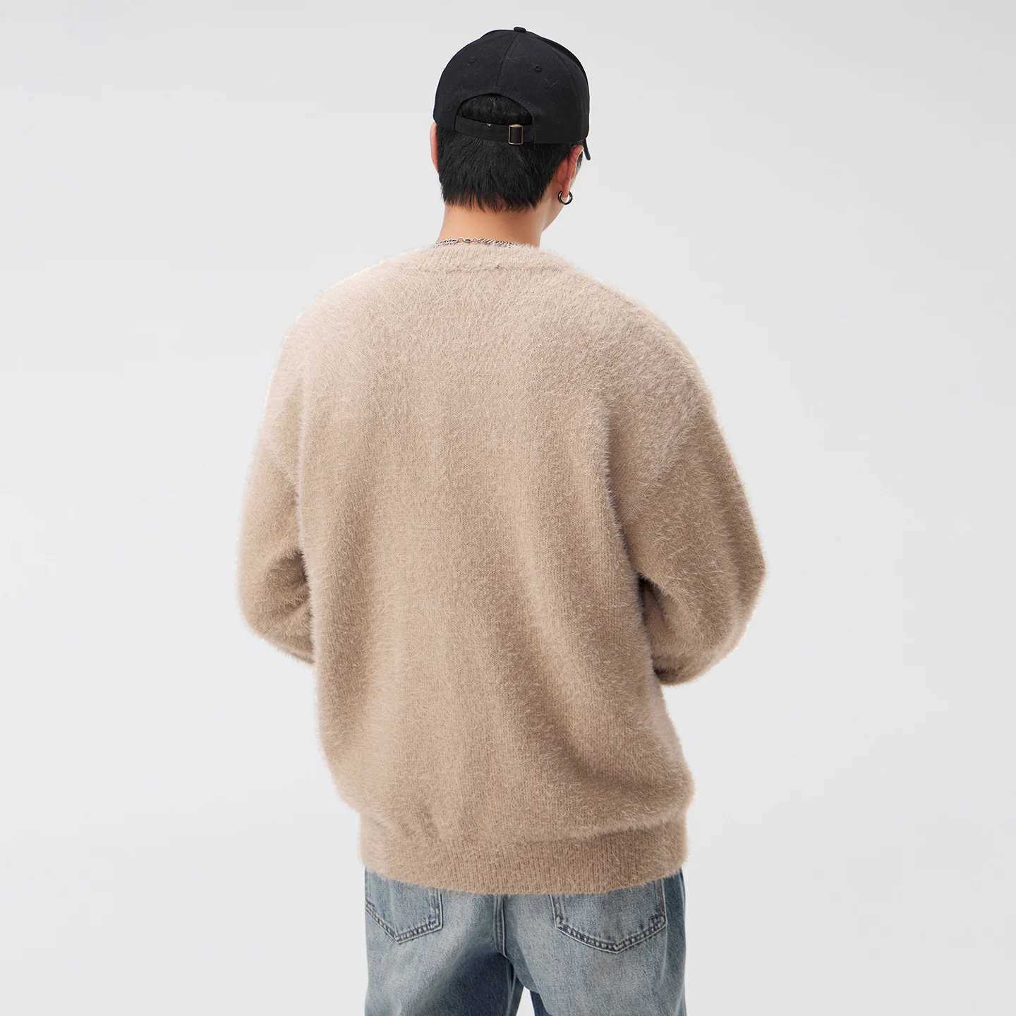 Autumn Winter Knitted Sweater Coat Men Vintage Fashion Loose Casual Knitwear Cardigan Sweater Jacket Women Jumper Tops J251017