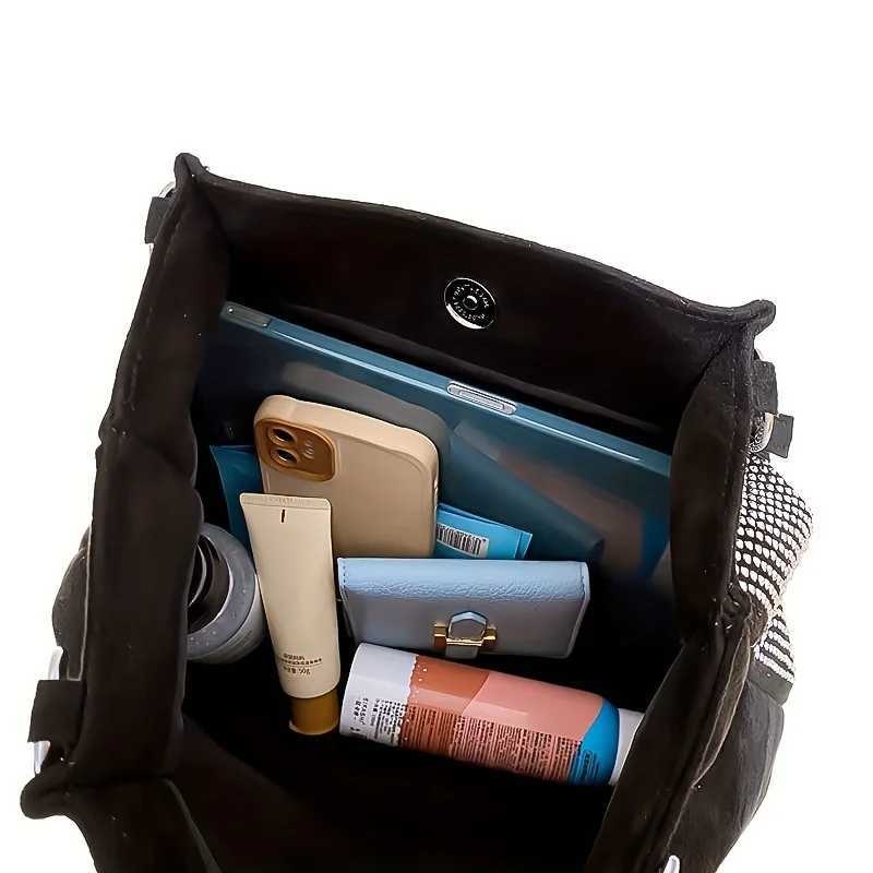 Shiny Rhinestone Shoulder Bag Trendy Chain Decor Tote Bag Glitter BlingBling Handbag For Women Z251017