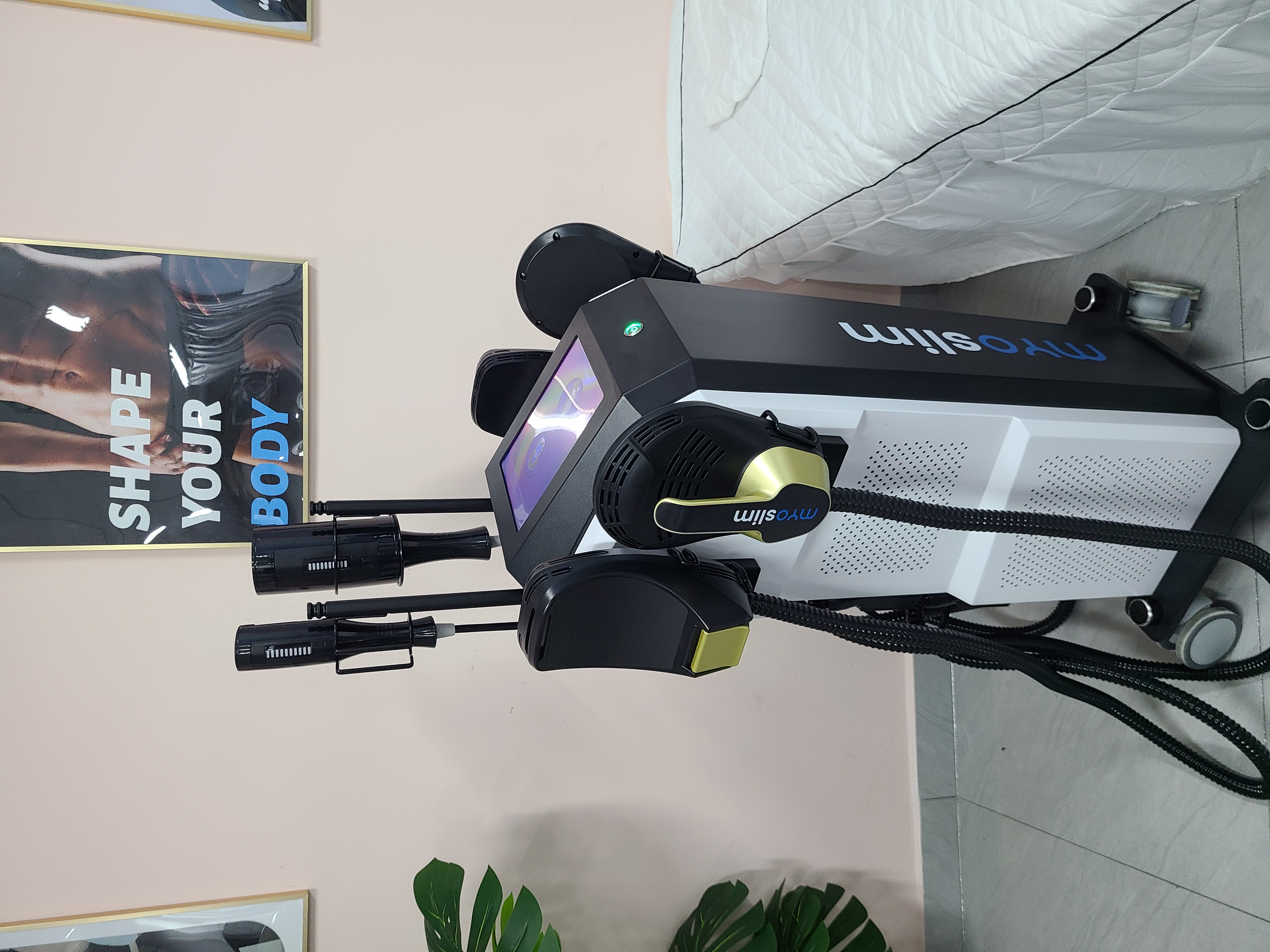 2 in 1 360° Roller EMS Body Slimming Machine Fat Burning Skin Tightening Muscle Toning Weight Loss For Women and Men Beauty Equipment