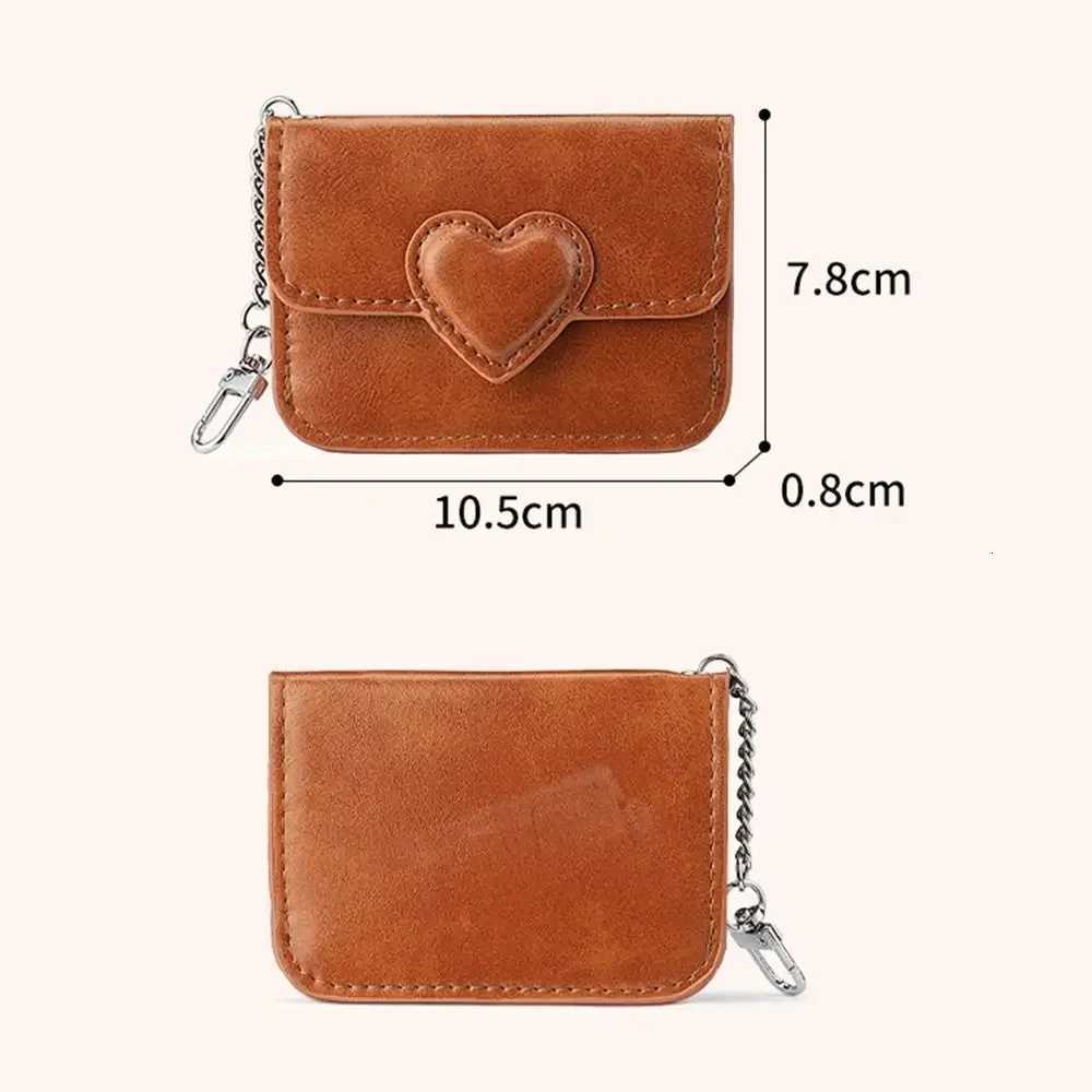 Women Lightweight PULeather Card Holder Cute Heart Shaped Small Wallet Multicard Antimagnetic Card Holder Travel Cash Coin BagW251017
