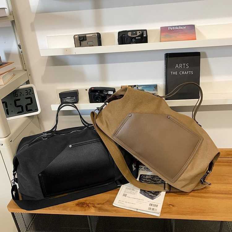 New Simple Fashion Gym Bag Large Capacity Casual Travel Storage Bag Women's Sports Yoga Training Bag 250415