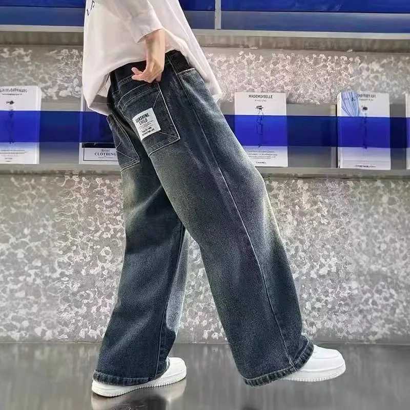 Boys Jean Pants Long Trousers Denim 2025 Perfect Spring Autumn Babys Kids Teenagers High Quality School Childrens ClothingT251017