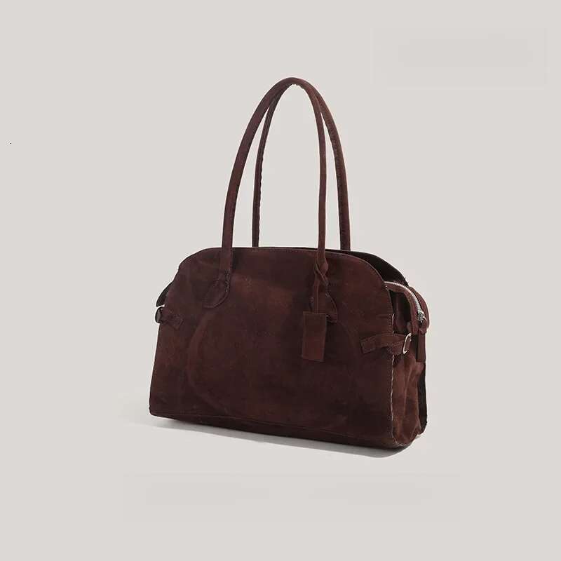 Laid back Style Large Capacity Tote Commuter Single Shoulder Bag Retro Fashion Handbag Polyester Fiber Material