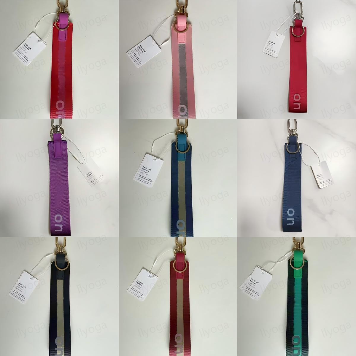 never lost keychain yoga keychain fashion yoga women fitness running elastic womans keychains high quality