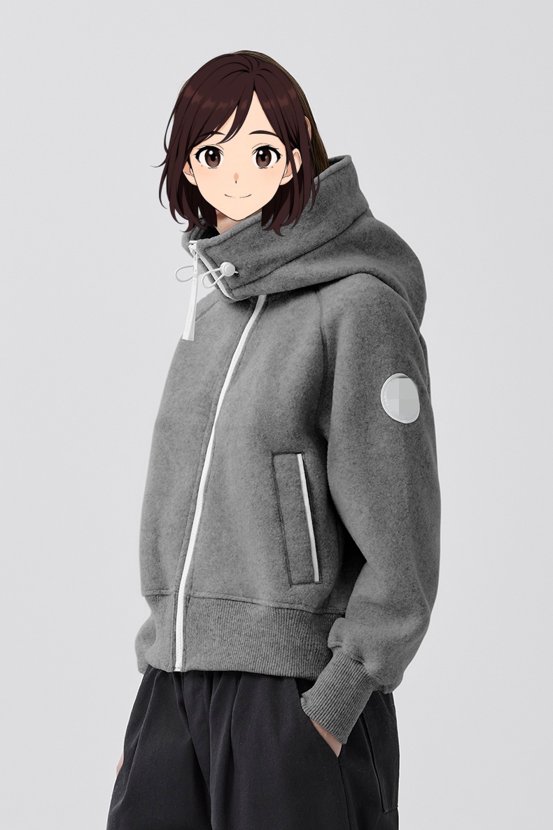 2025 Autumn/Winter New Fashion Chilliwick Women's Fleece Warm Pilot Hooded Jacket Coat #7102