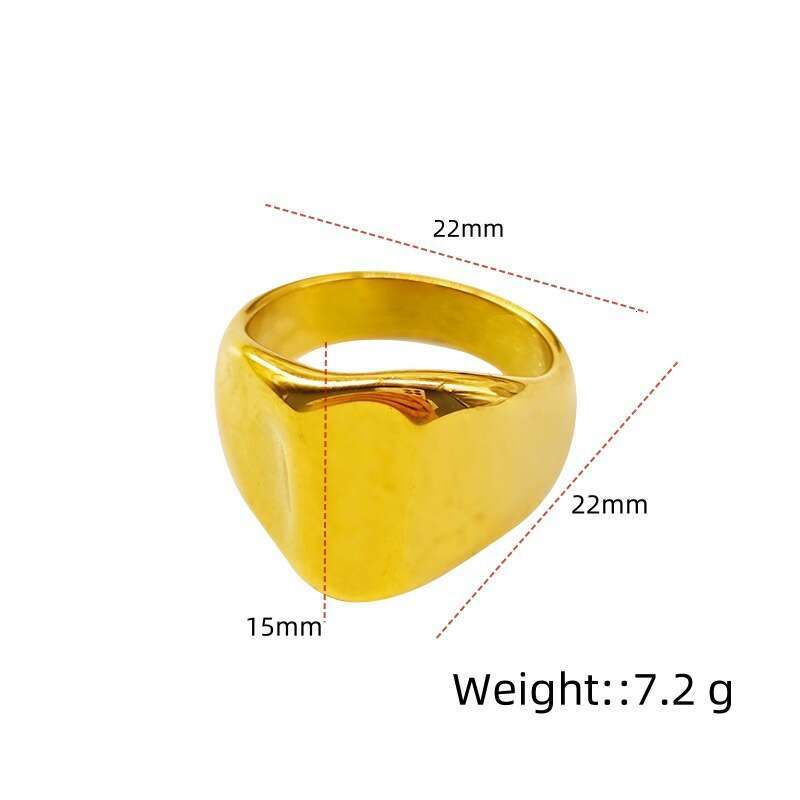 Stainless Steel Ins Style Trendy Design Irregular Geometric Line Hollow Fashion Open Ring