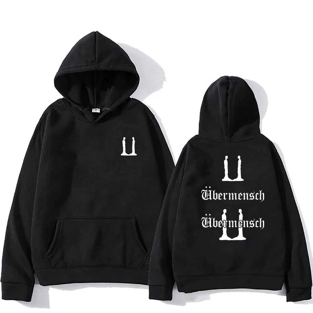 GDragons bermensch Hoodie 2025 New Album Menwomen Hoodies Harajuku Aesthetic Winter Clothes Pullover Sweatshirt Vintage Z251017