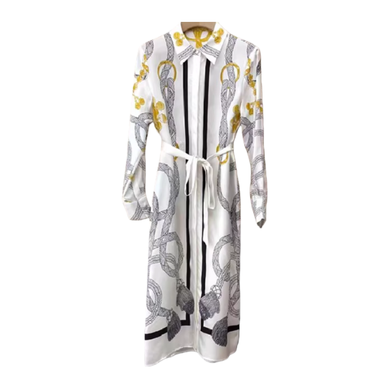 H brand designer silk shirt Brides Gala en Fleurs Womens summer shirt casual business shirt office lady Fashion OOTD 8865