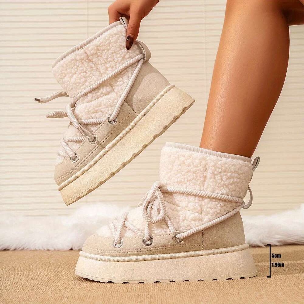 Sophieyen Women's Anti-Slip TPR Sole, Fuzzy Furry Exterior, Cushioned Insole Beige/ Weather, Everyday & Formal Outfits - Easy-Clean Shoes, Non Sl