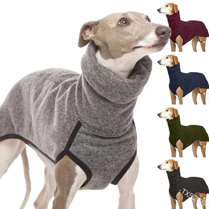 High Collar Pet Clothes for Medium Large Dogs Winter Warm Big Dog Coat Pharaoh Hound Great Dane Pullovers Mascotas SuppliesW251017