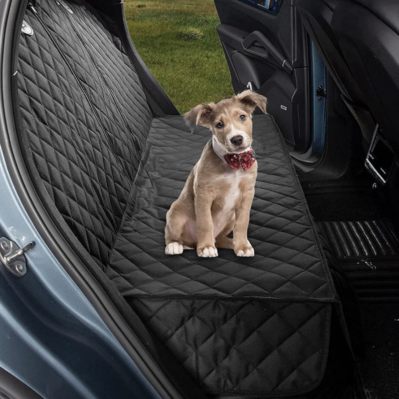 Pet car seat cushion, rear seat dog anti dirt and anti bite seat cushion, rear car safety seat dog ride artifact