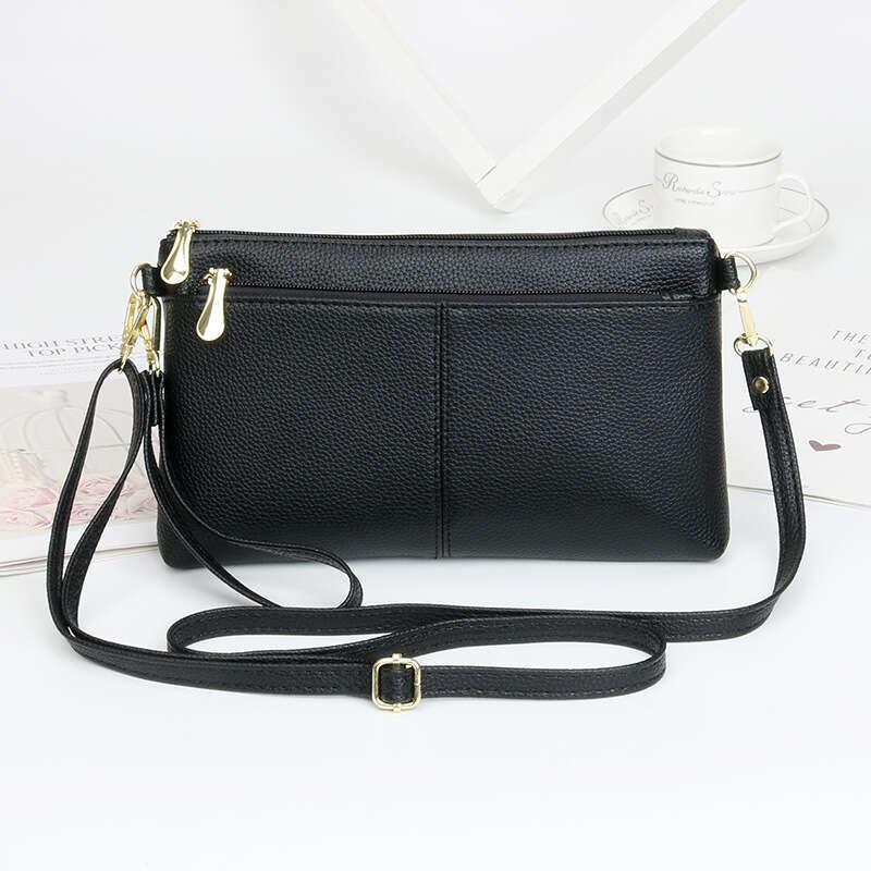 Elegant Crossbody Women, Simple Zipper Square Fashionable Clutch Bag, Dual-use Small for Middle-aged and Elderly, Shoulder Bag