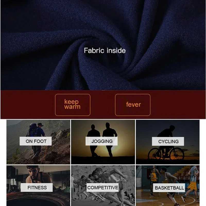 Men Thermal Underwear Winter Thermo Shirt Tops Fleece Undershirts Warm Sleepwear Elastic Long Johns Inner Wear Thermal Clothing H251017