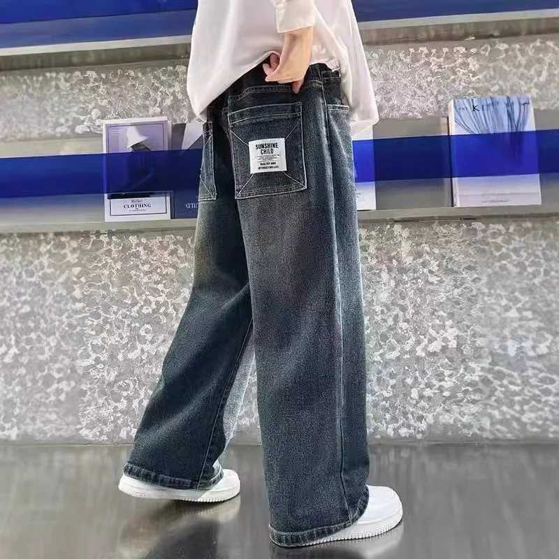 Boys Jean Pants Long Trousers Denim 2025 Perfect Spring Autumn Babys Kids Teenagers High Quality School Childrens ClothingT251017