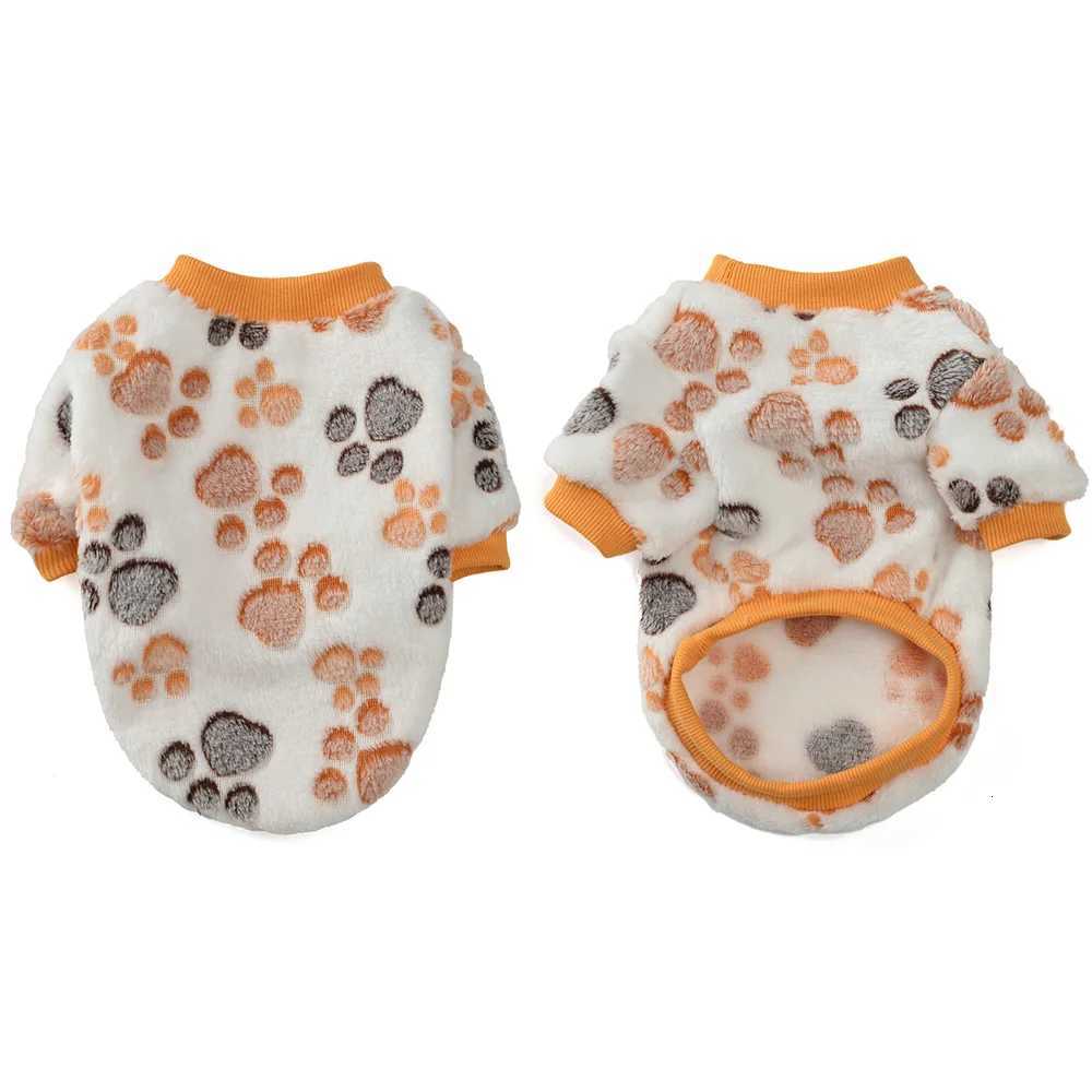 Pet Dog Coat For Small Medium Dogs Cats Winter Soft Fleece Dog Clothes Puppy Print Sweater Jacket Chihuahua Bulldog Pug OutfitsW251017