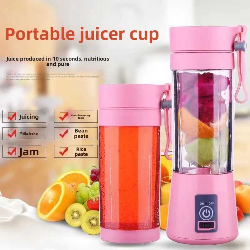 Portable Mini Electric Juicer USB Charging Smoothie Milkshake Maker Automatic Fresh Squeezer Fruit Orange Lemon Kitchen Blender J251113
