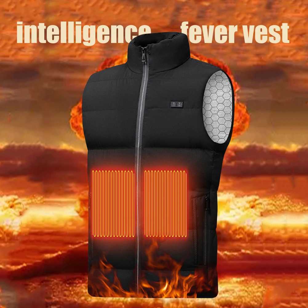 7111315 Areas Heated Jacket for Men Women Thermal Coat Intelligent USB Electric Heating Vest Winter Skiing Warm Heated Vest H251017