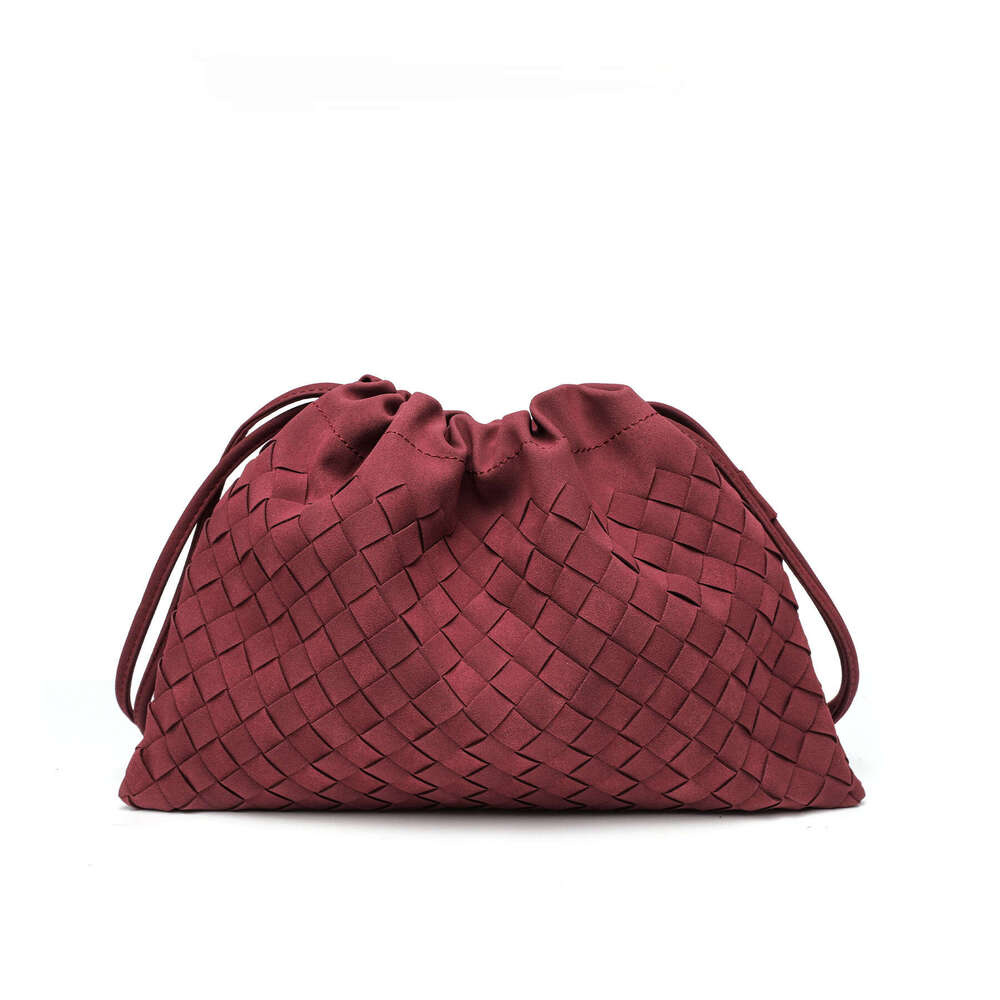 Autumn Winter New High-end Matte Suede Hand-woven Single Shoulder Underarm Cloud Fashion Handheld Lucky Bag XJ260206