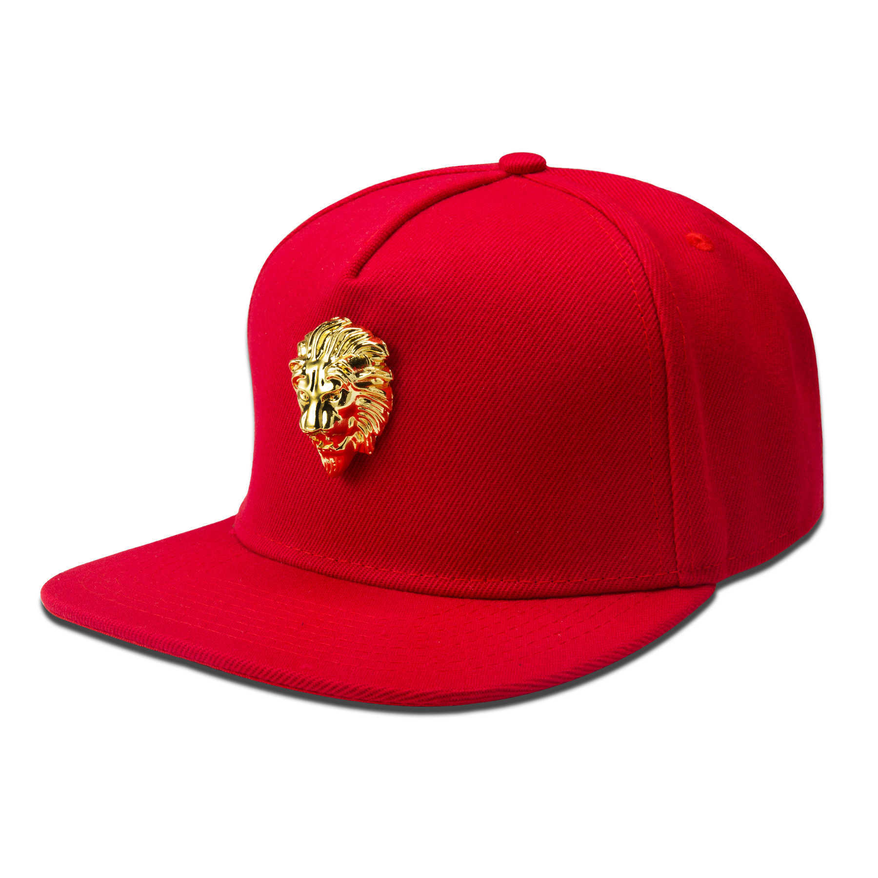 Design American Lion Head Logo HipHop Flat Brim Baseball Cap W251017
