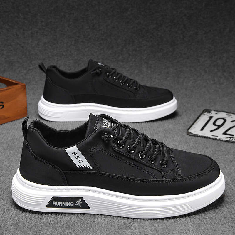 2024 Autumn New Breathable Ice Silk Umbrella Fabric Men's Shoes new Trendy Versatile Slip-On Low-Top Sneakers