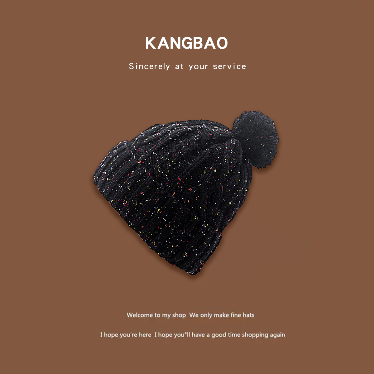 Women Designer Winter Knitted Beanie Woolen Hat Chunky Knit Thick Warm Faux Fur Pom Beanies Hats Female Bonnet Beanie Caps colorful Hats