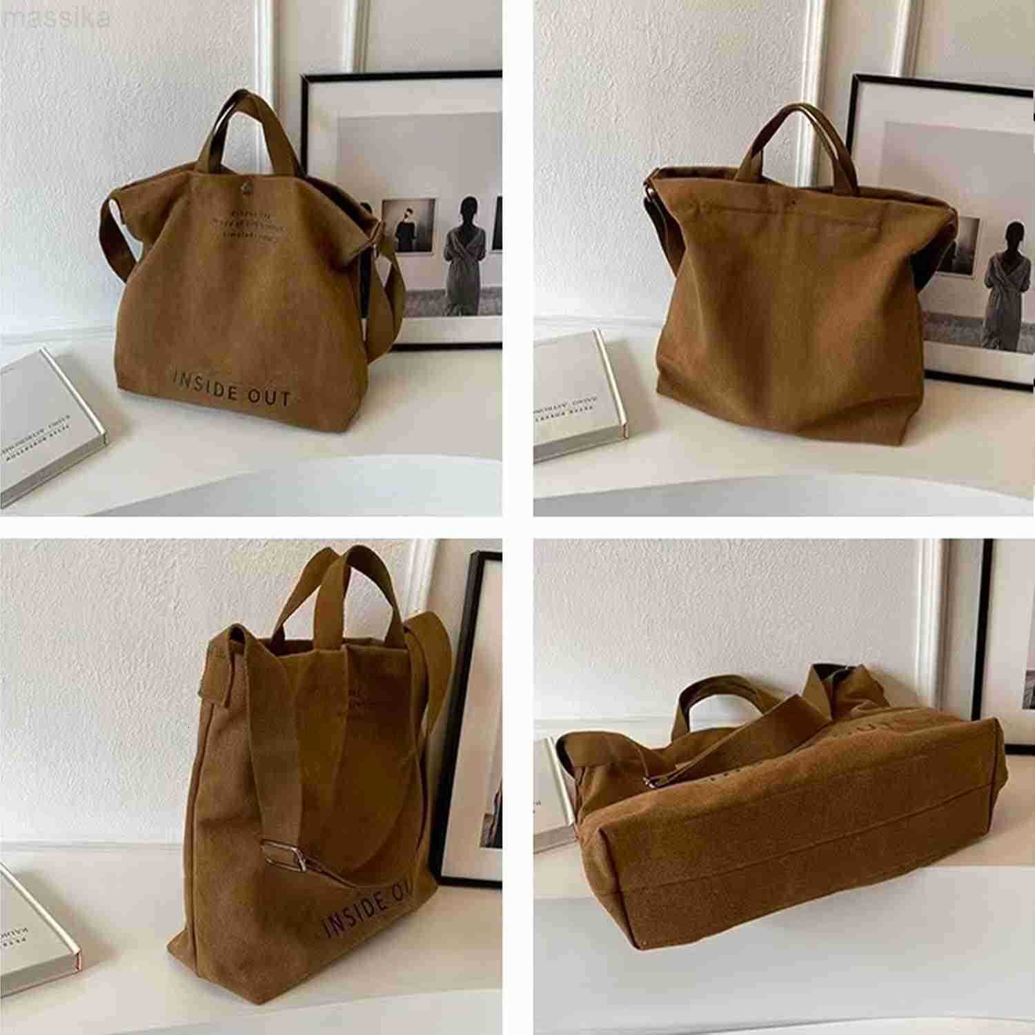 Large Canvas Tote Bag For Women Handbags Casual Shoulder Bag Crossbody Top Handle Bag Crossbody Handbags M251017