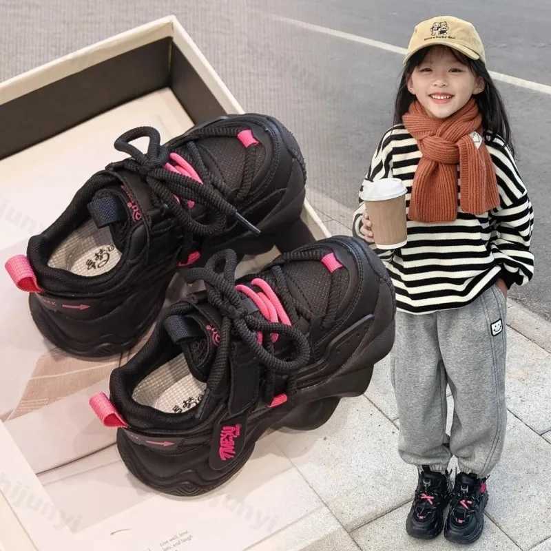 Autumn Girls Sneakers 2025 Fashion New Soft Comfortable Children Casual Shoes Nonslip Thick Soled Outdoor Kids Sports ShoesT251017