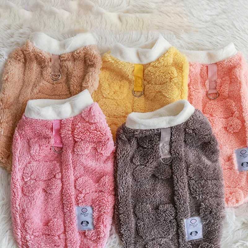 Winter Warm Puppy Kitten Pullover Soft Fleece Dog Clothes Pet Clothes for Small Dogs Chihuahua Bulldog Apparel Sweater for DogsW251017