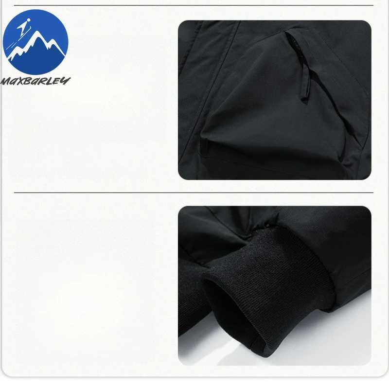 Maxbarley Plus Size Men Jacket Comfort Outdoor Camping Thickened Parkas Fashion Baseball Collar Travel Lightweight Winter Coat J251017