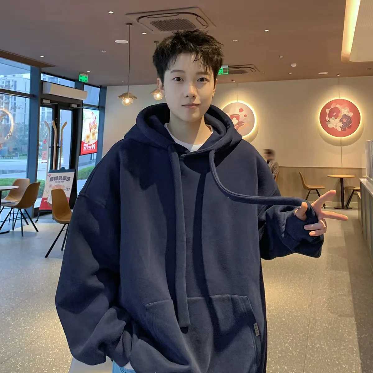 2025 Mens Casual Hoodies Womens Fleece Warm Hoodies Spring Autumn Pullovers Fashion Black Multiple Colour Oversized Sweatshirt Z251017