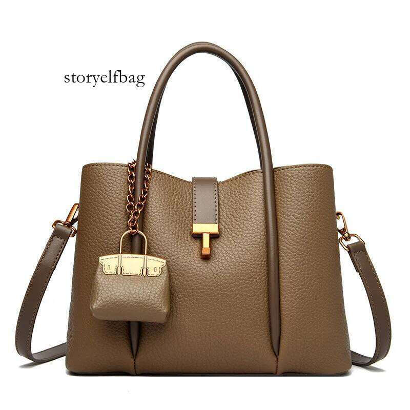High Quality Soft Leather Shoulder Crossbody Bags For Women Large Capacity Bag Brand Designer Casual Handbag Sac A Main