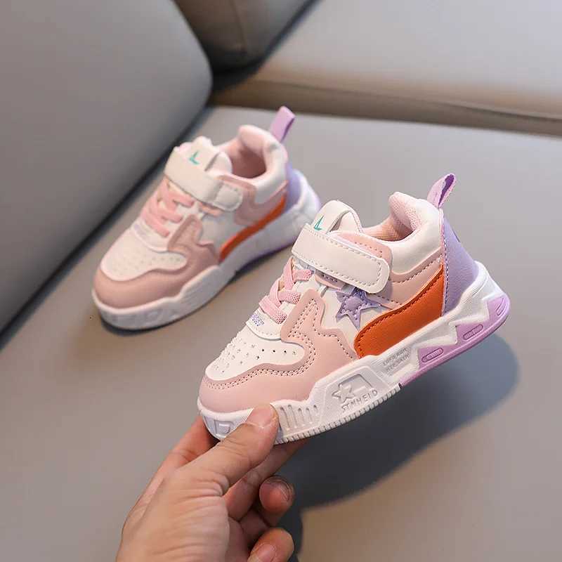 2025 New Spring Autumn Kids Sneakers Leather Breathable SoftSole NonSlip ShoesSports Walker Shoes for Toddler Boys GirlsT251017