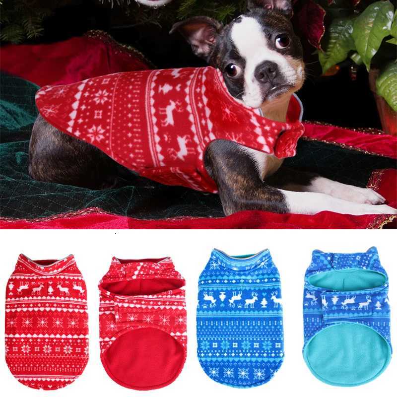 Christmas Winter French Bulldog Pet Coat Jacket for Small Large Dogs Reversible Puppy Big Dog Clothes Shiba Inu mascotas CostumeW251017